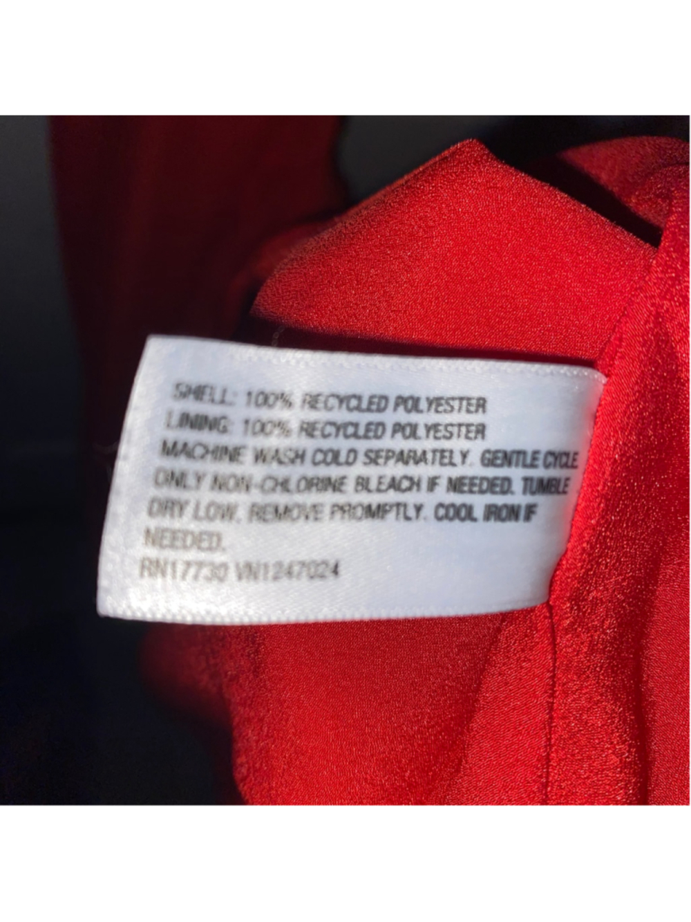 Women's A New Day Red Ruffle Sleeveless Midi Dress Size L - Picture 7 of 7